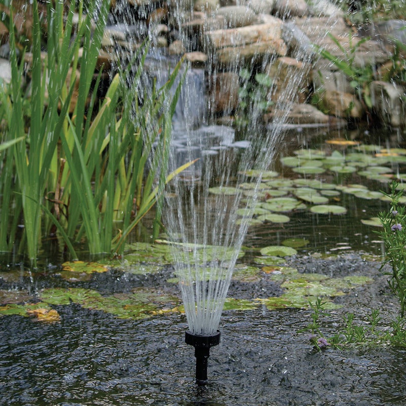 TetraPond Pond Pump Fountain Set, Spray/Bell/Frothy Patterns - Image 3